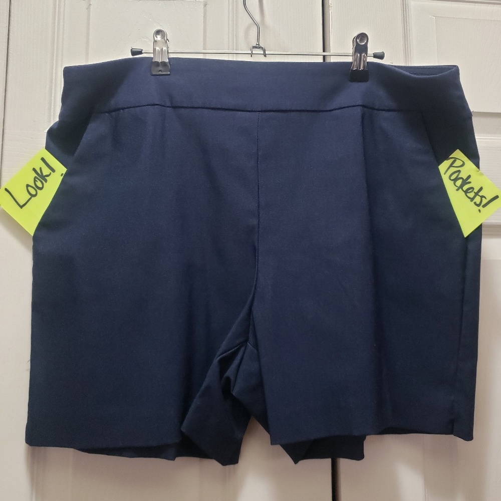 Blue Shorts with Pockets